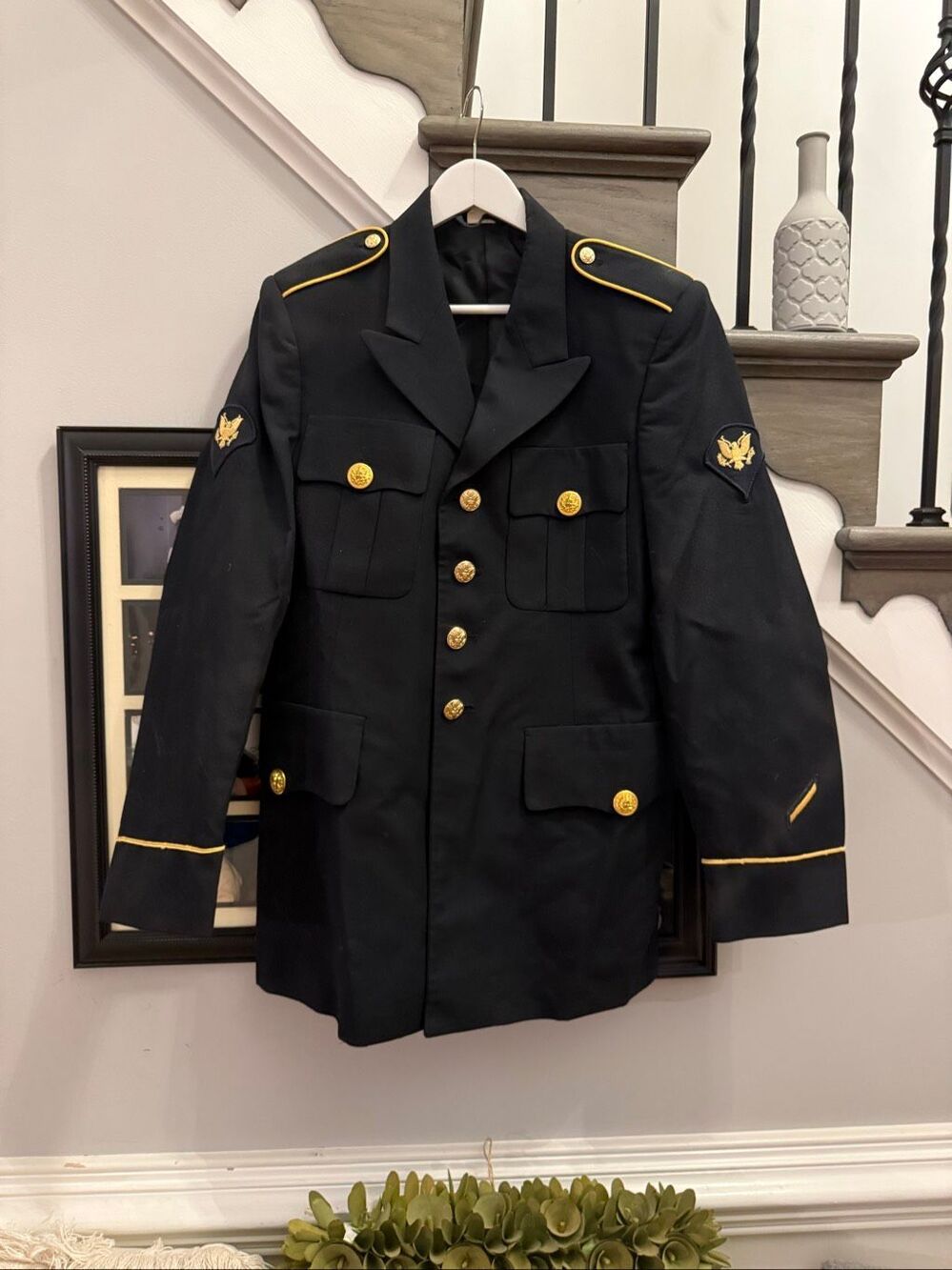 U.S. Army Formal Service Uniform Jacket sz 37RC EUC